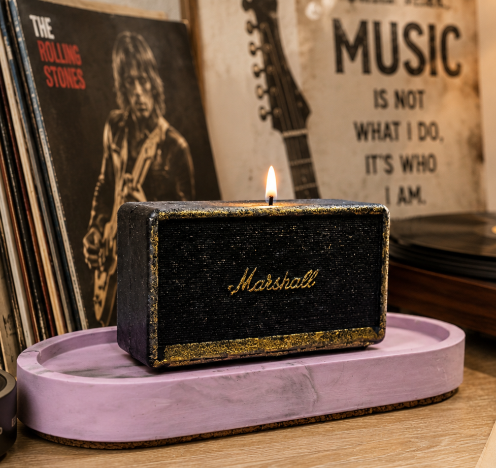 Хендмейд „Marshall Style“ свещ